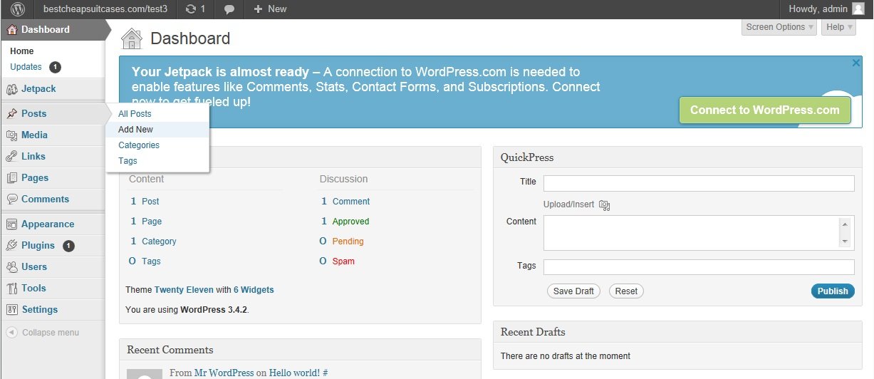 Wordpress - How to Add a New Post