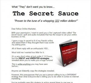 The Secret Sauce