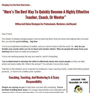 Unlock The Teacher in You