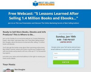 Best Sellers Summit Free Webcast