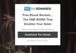 Ray Edwards - One Word Doubles Sales