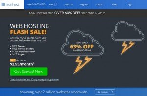 Bluehost Flash Sale